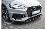 Тюнінгова накладка переднього бампера Audi RS5 F5 Coupe / Sportback вер.2