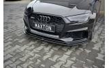 Накладка переднього бампера Audi RS3 8V рестайл Sportback вер.2