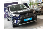 захисна накладка на бампер із загином Toyota RAV4 чорна