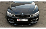 Дифузор переднього бампера BMW 4 F32 M-pack (GTS-Look) вер.2