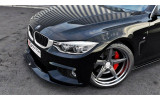 Дифузор переднього бампера BMW 4 F32 M-pack (GTS-Look) вер.2