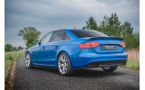 Центральна накладка заднього бампера Audi S4/A4 S-line B8 Sedan