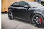 Дифузори під бічні пороги Audi RS3 8V Sportback FL вер.2