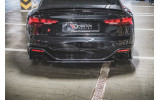 Центральна накладка на задній бампер Audi RS5 F5 післярестайл