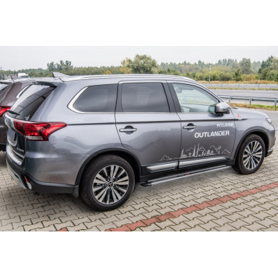 пороги (підніжки бічні) Mitsubishi Outlander III 2016-2016.