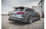 Дифузор заднього бампера Audi S6/A6 S-line C7 FL