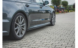 Накладки під бічні пороги Audi S6/A6 S-line C7 FL