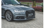 Накладка переднього бампера Audi S6/A6 S-line C7 FL