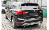 хром накладка на кришку багажника BMW X1