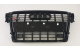 чорна решітка радіатора AUDI A4 B8 дорестайл в стилі S-line