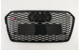 чорні грати в передній бампер в стилі RS для AUDI A7 4G8