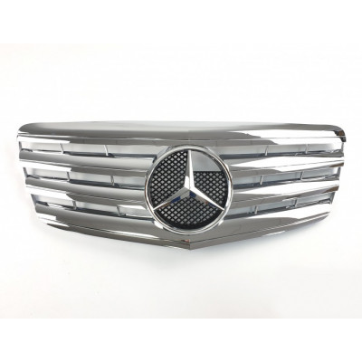 решітка для Mercedes E-Class W210 (Cl All Chrome)