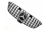 чорна з хромом грати для Mercedes GLE-Class Coupe C292 (GT)
