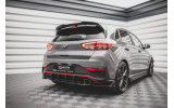 Центральний накладка на задній бампер Street pro Hyundai I30 N Hatchback MK3 FL