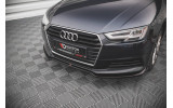 Тюнінгова накладка переднього бампера Audi A4 B9 вер. 1