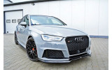 Дифузор переднього бампера Audi RS3 8V Sportback верс. 1