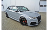 Передній дифузор для бампера Audi RS3 8V Sportback верс.2