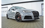 Передній дифузор для бампера Audi RS3 8V Sportback верс.2