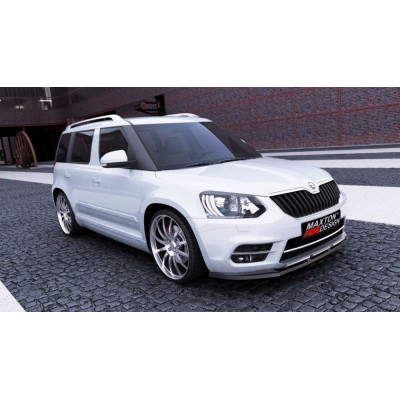 Дифузор переднього бампера Skoda Yeti City рестайл