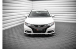 Накладка на передній бампер Honda Civic MK9 вар.2