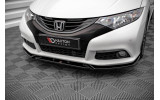 Накладка на передній бампер Honda Civic MK9 вар.2