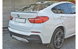 Центральний дифузор заднього бампера BMW X4 F26 M-pack