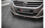 Накладка передня на бампер Volkswagen Passat CC