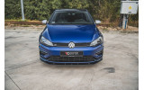 Передній дифузор на бампер Racing Durability VW Golf 7 R/R-Line FL