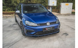 Передній дифузор на бампер Racing Durability VW Golf 7 R/R-Line FL