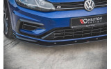 Передній дифузор на бампер Racing Durability VW Golf 7 R/R-Line FL