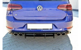 Центральна накладка заднього бампера VW Golf MK7 R (рест.)