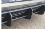 Накладка на центр заднього бампера Racing Durability VW Golf 7 GTI
