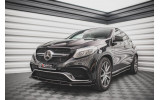 Накладка під передній бампер Mercedes GLE Coupe 63AMG C292