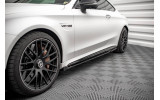 Накладки під бічні пороги Mercedes C 63AMG Coupe C205 рестайл