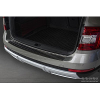 захисна накладка на задній бампер Skoda Octavia 3 Scout