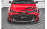 Дифузор із накладками на передній бампер Toyota Corolla 12 GR SPORT Hatchback