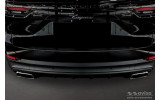 чорне захисне листя на задній бампер Porsche Cayenne 3