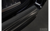 чорне захисне листя на задній бампер Porsche Cayenne 3