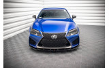 Передній тюнінговий дифузор на бампер Lexus GS F MK4 рестайл вер. 2