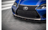 Передній тюнінговий дифузор на бампер Lexus GS F MK4 рестайл вер. 2