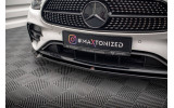 Тюнінгова накладка на передній бампер Mercedes E W213 рестайл AMG-Line вер. 1