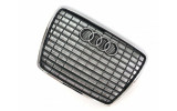 сіра решітка радіаторна для Audi A6 C6 (без місць під парктроніки)
