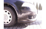 Накладки (клацання) на передній бампер VW Passat B5 (2000-2005) післярестайл