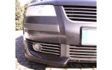 Накладки (клацання) на передній бампер VW Passat B5 (2000-2005) післярестайл
