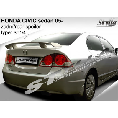 спойлер багажника на ніжках Honda Civic MK8 sedan