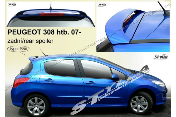 спойлер Peugeot 308 хетчбек (2007-...) Stylla