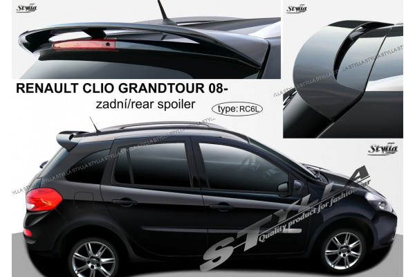 спойлер Renault Clio Grandtour MK3 (2008-...)