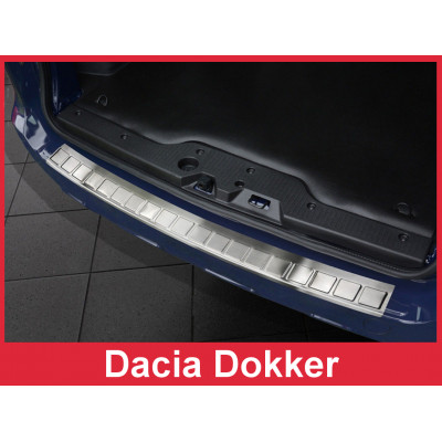 Накладка на бампер із загином Dacia Dokker