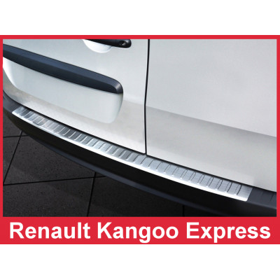 Накладка на бампер із загином та ребрами Mercedes Citan / Renault Kangoo Express