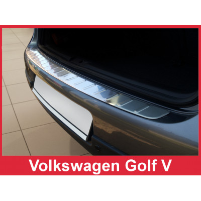 Накладка на бампер Volkswagen Golf V